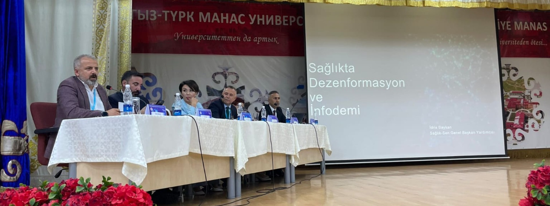 Genel Başkan Yardımcısı Baykan Kırgızistan'daki 4. Uluslararası İletişim Sempozyumu'na Katıldı 