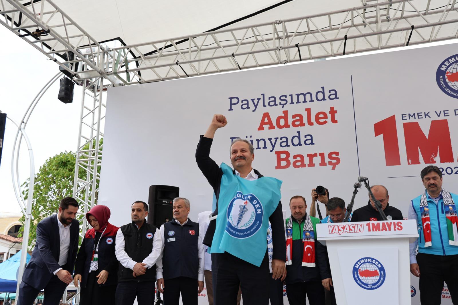 Sağlık-Sen Teşkilatı 1 Mayıs&rsquo;ta Tek Y&uuml;rek Oldu