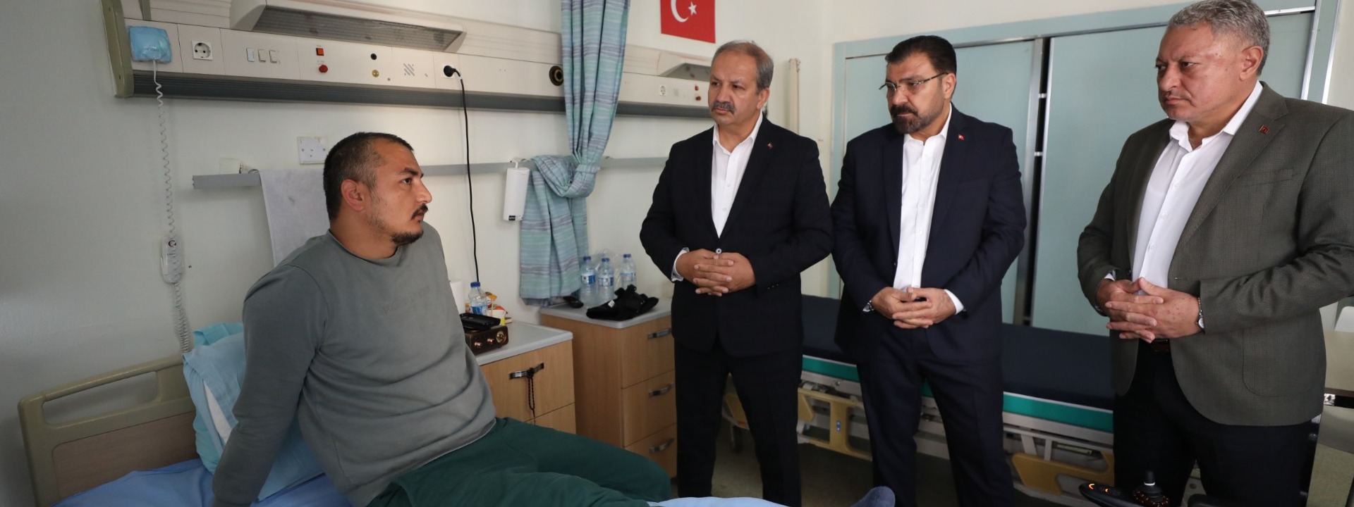 Sağlık-Sen’den Gazilere Ziyaret 